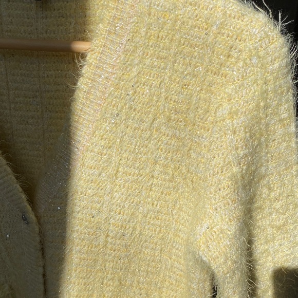 Maje Yellow Cardigan Sweater - Picture 11 of 15